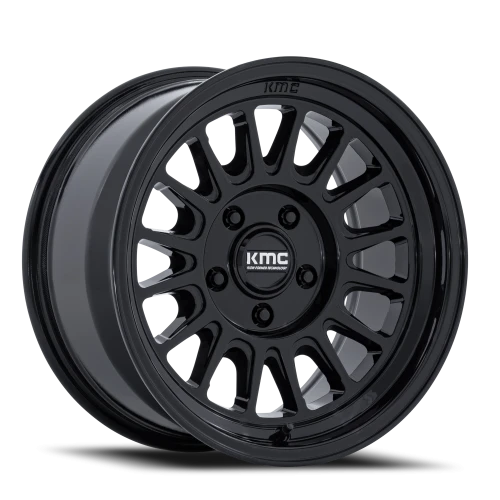 KMC Impact FFT 17x8.5 +25 6x135mm 87.1mm Gloss Black