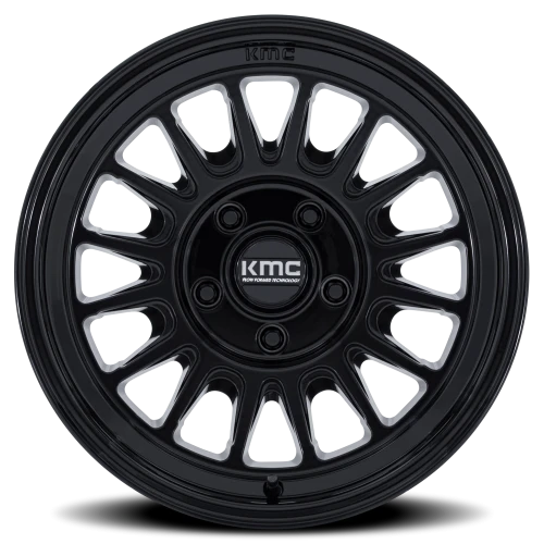 KMC Impact FFT 17x8.5 +25 6x135mm 87.1mm Gloss Black