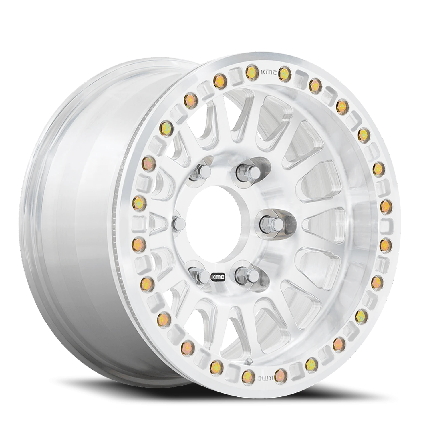 KMC Impact Forged Beadlock 17x9" 6x139.7mm 108mm CB -12mm Raw Machined
