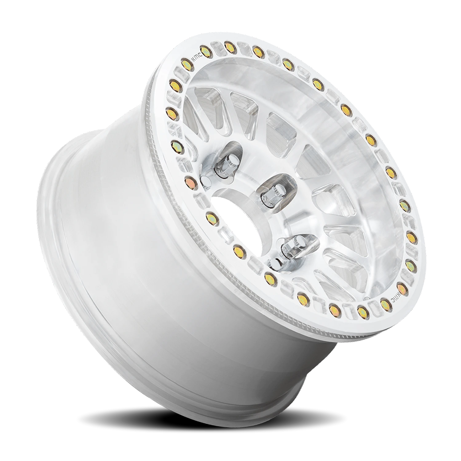 KMC Impact Forged Beadlock 17x9" 6x139.7mm 108mm CB 0mm Raw Machined