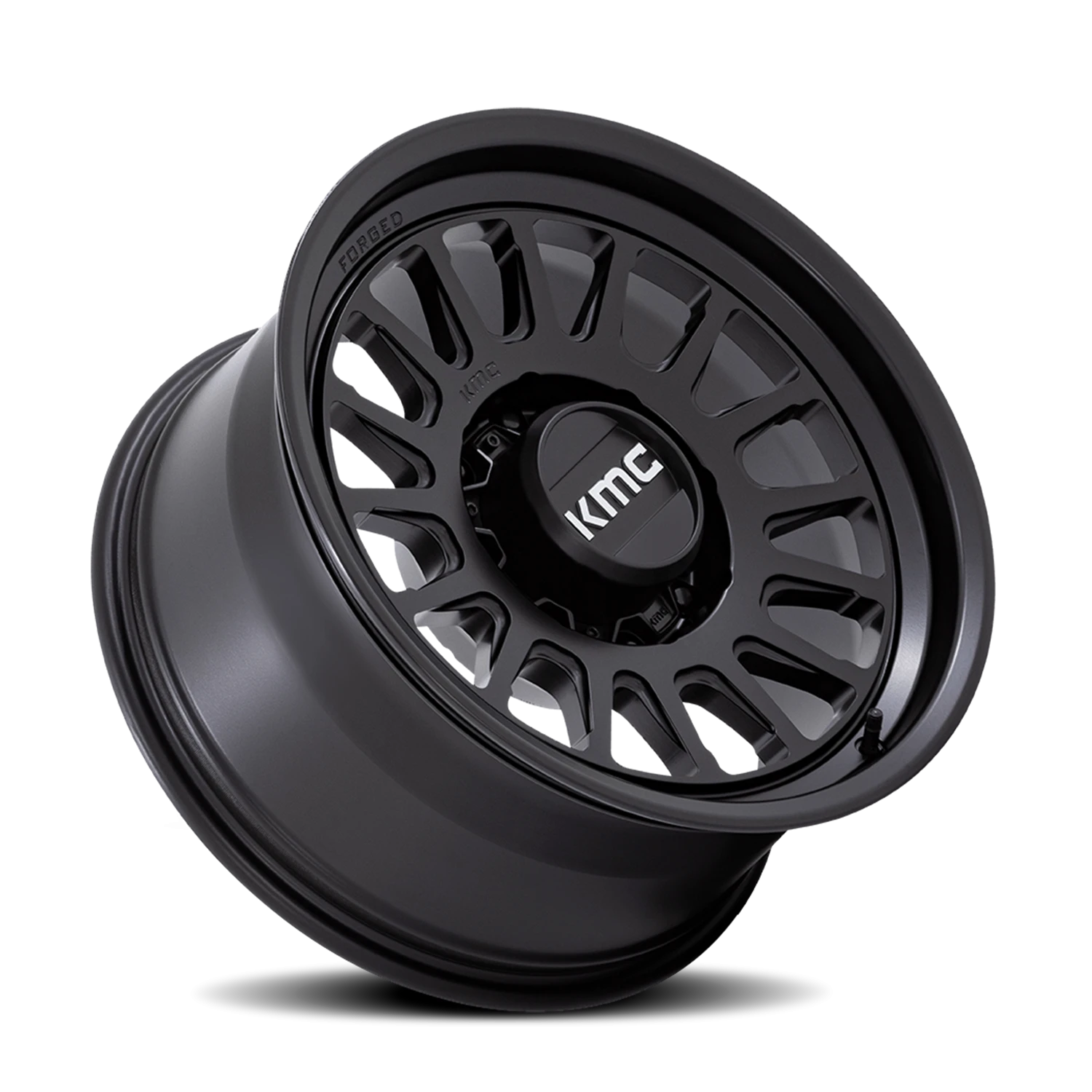 KMC Impact Forged Monoblock KM452 MX 18x9 -12 8x170mm 125.1mm Satin Black