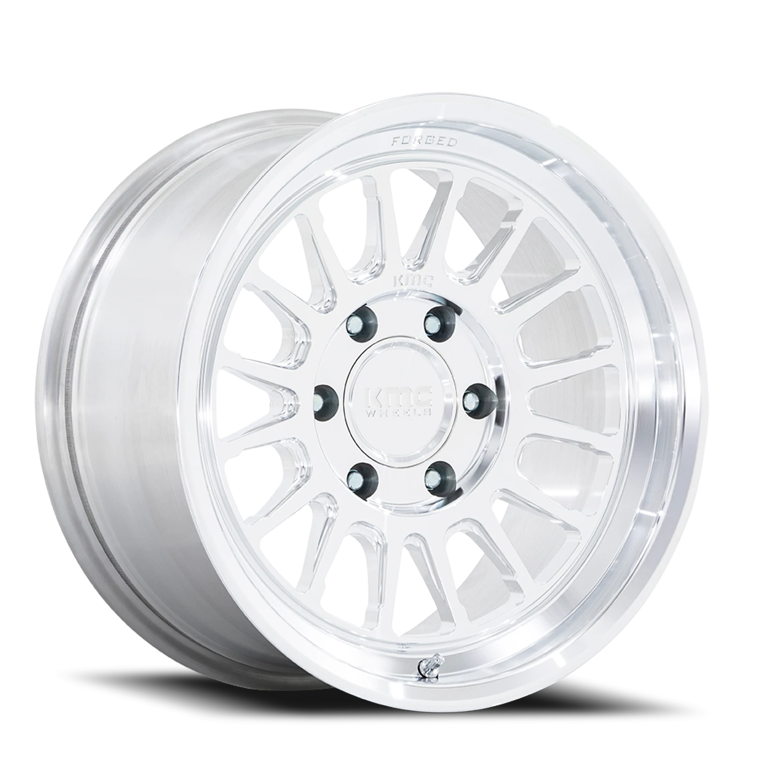 KMC Impact Forged 17x8.5" 6x135mm 87.1mm CB 0mm Machined Raw Machined