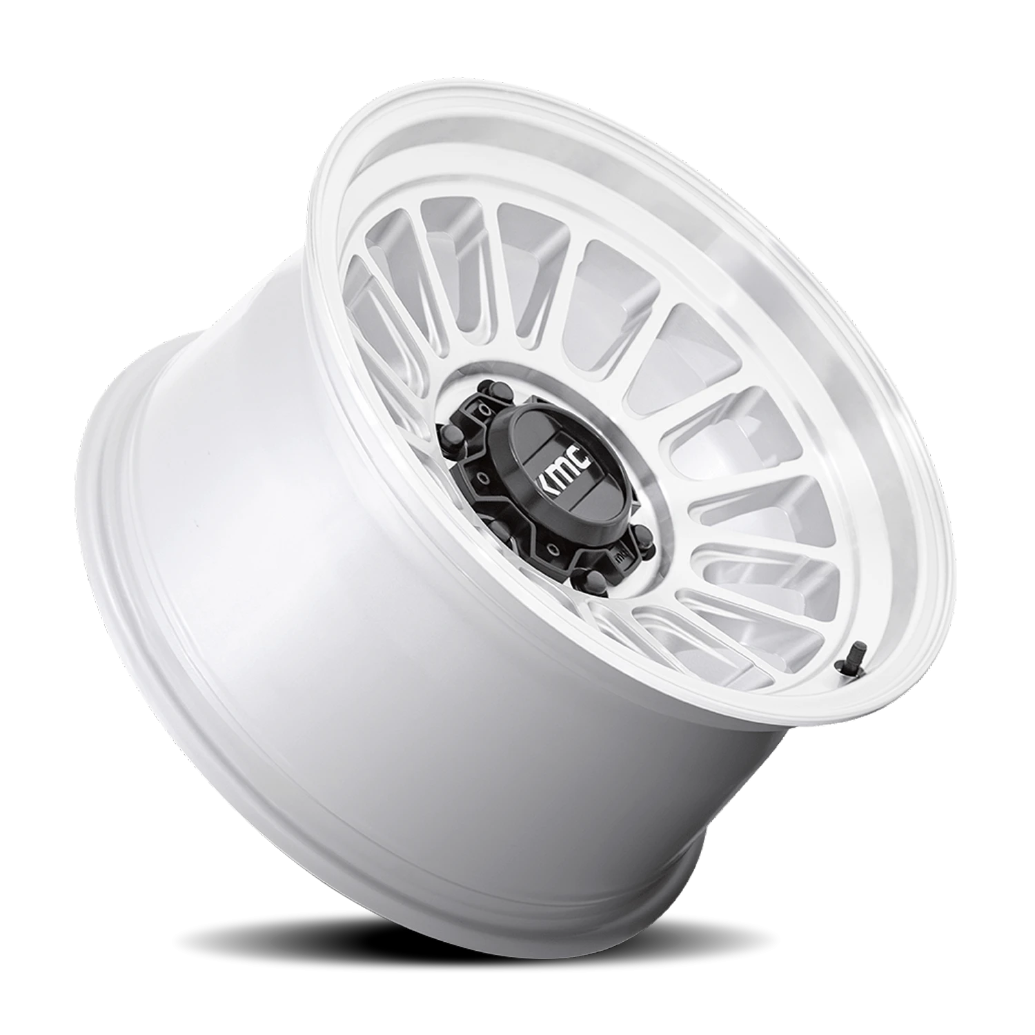 KMC Impact OL KM724 MS 17x8.5 +0 5x127mm 71.5mm Machined Silver