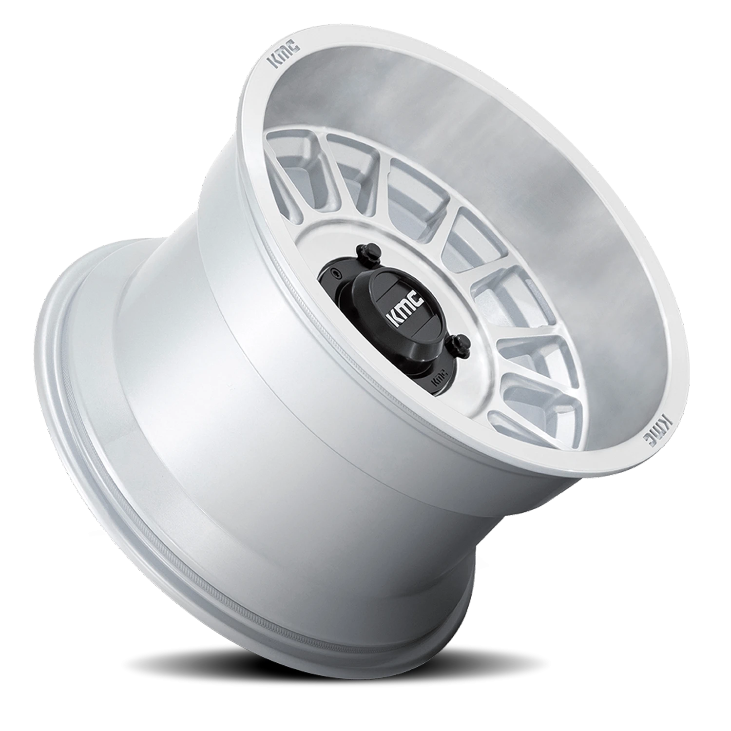 KMC Impact UTV 15x10" 4x137mm 96mm CB 0mm Machined Silver