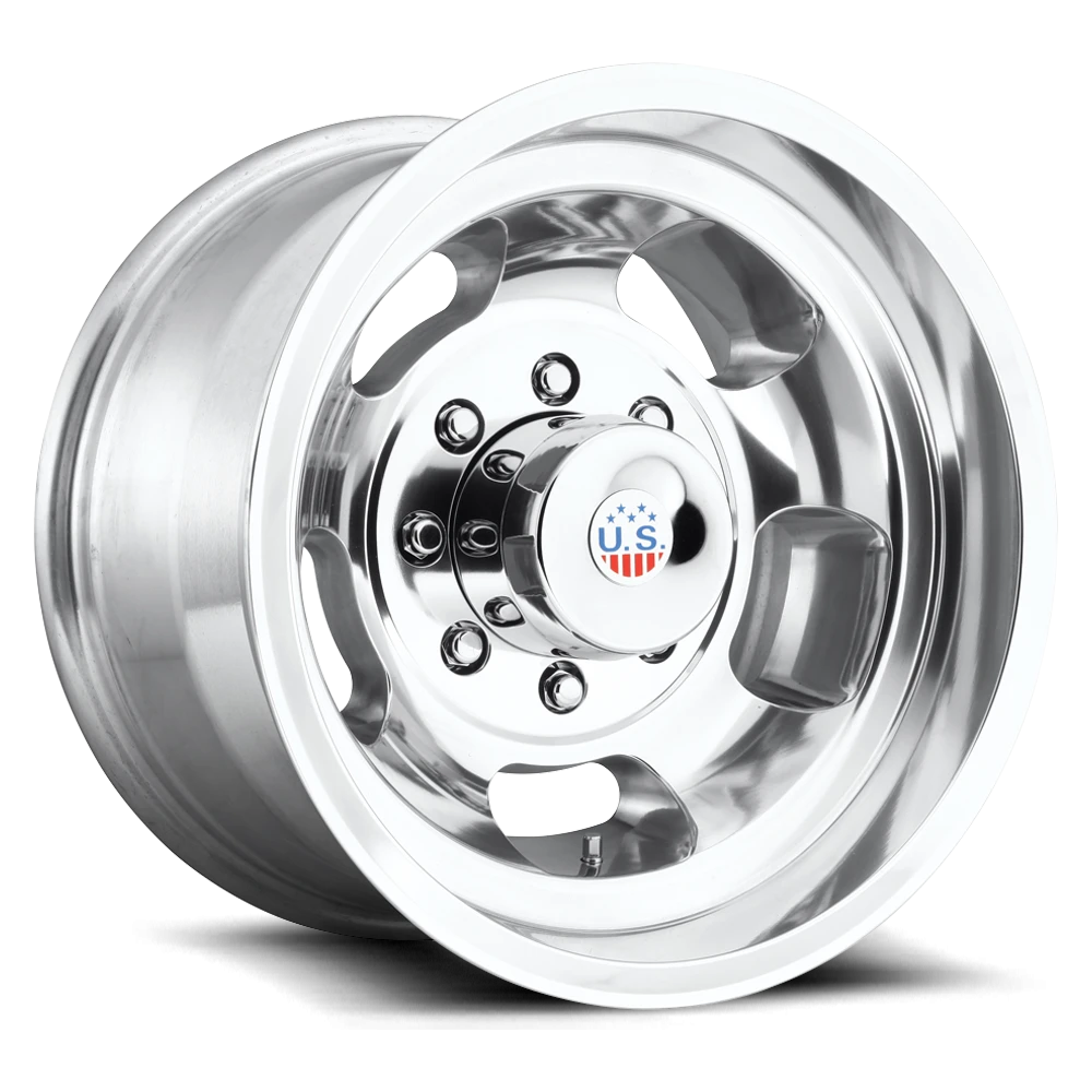 US Mags Indy 17x10" 8x165.1mm 130.1mm CB -25mm High Luster Polished
