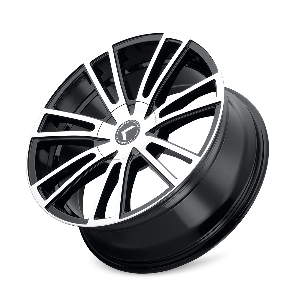 Kraze Spectra 18x8" 5x110mm 72.62mm CB +40mm Gloss Black Machined