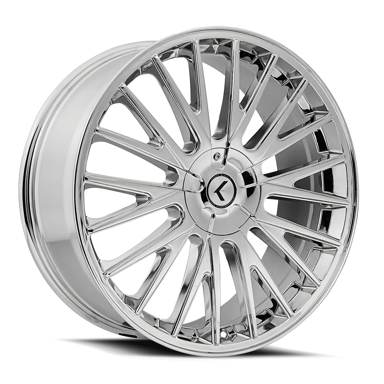 Kraze Double Down 20x8.5" 5x112mm 73mm CB +38mm Chrome