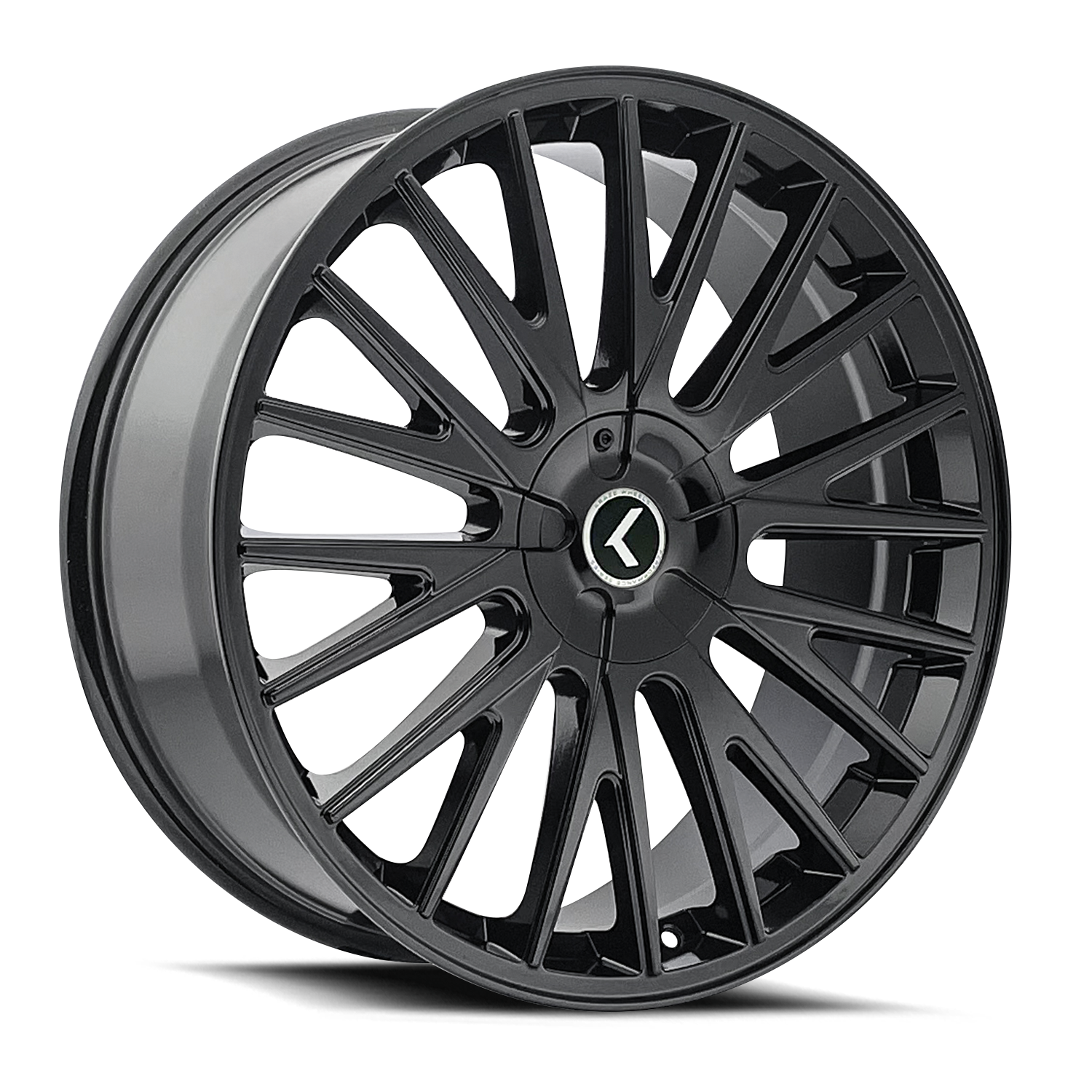 Kraze Double Down 20x8.5" 5x108mm 73mm CB +38mm Gloss Black