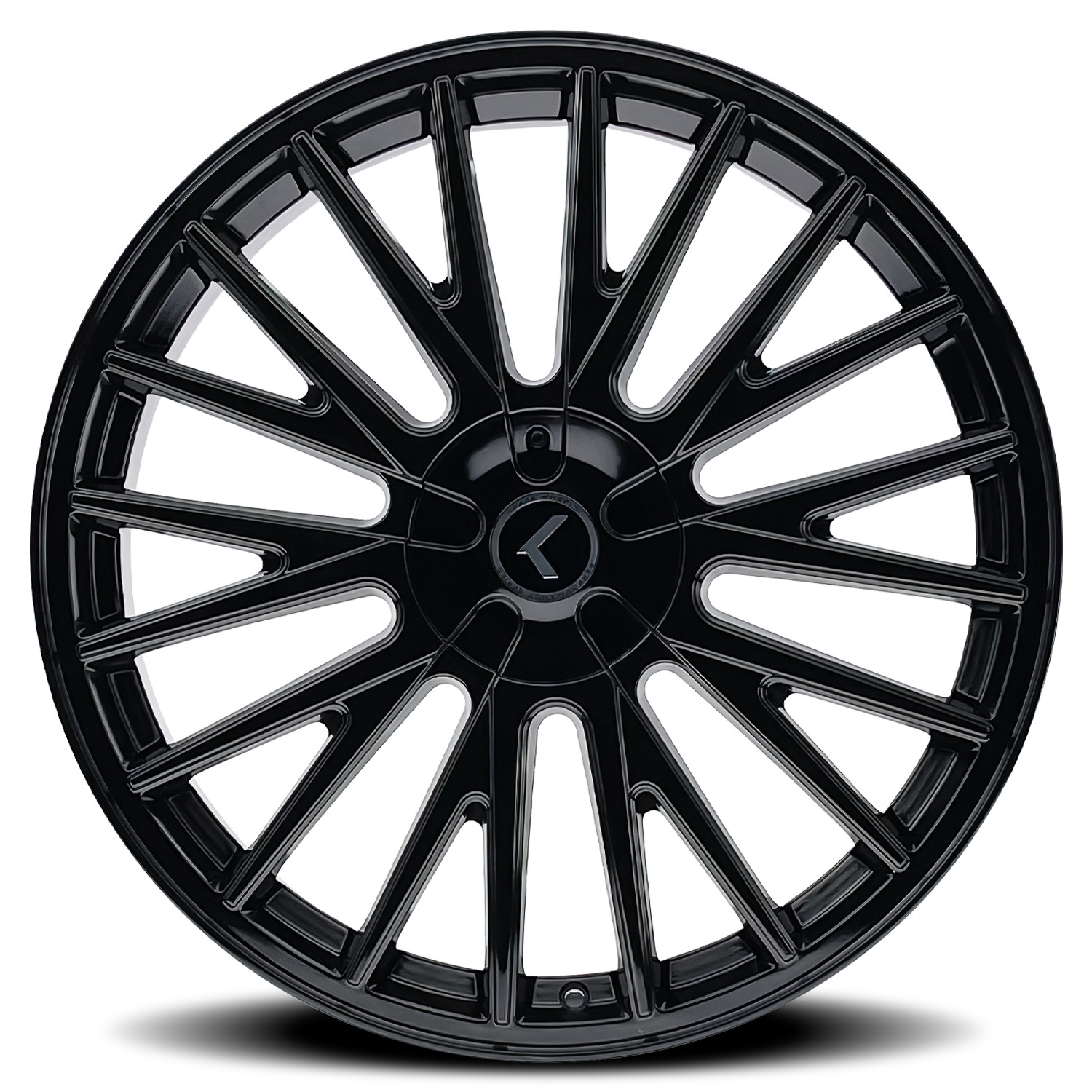 Kraze Double Down 18x8" 5x108mm 73mm CB +40mm Gloss Black
