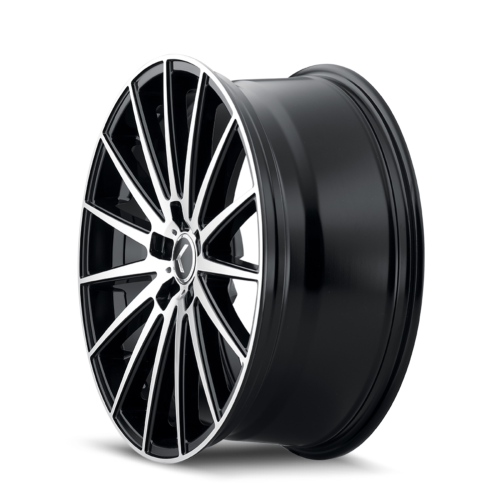 Kraze Stunna KR191 Black/Machined Face 18x8 5x112 40mm 66.56mm