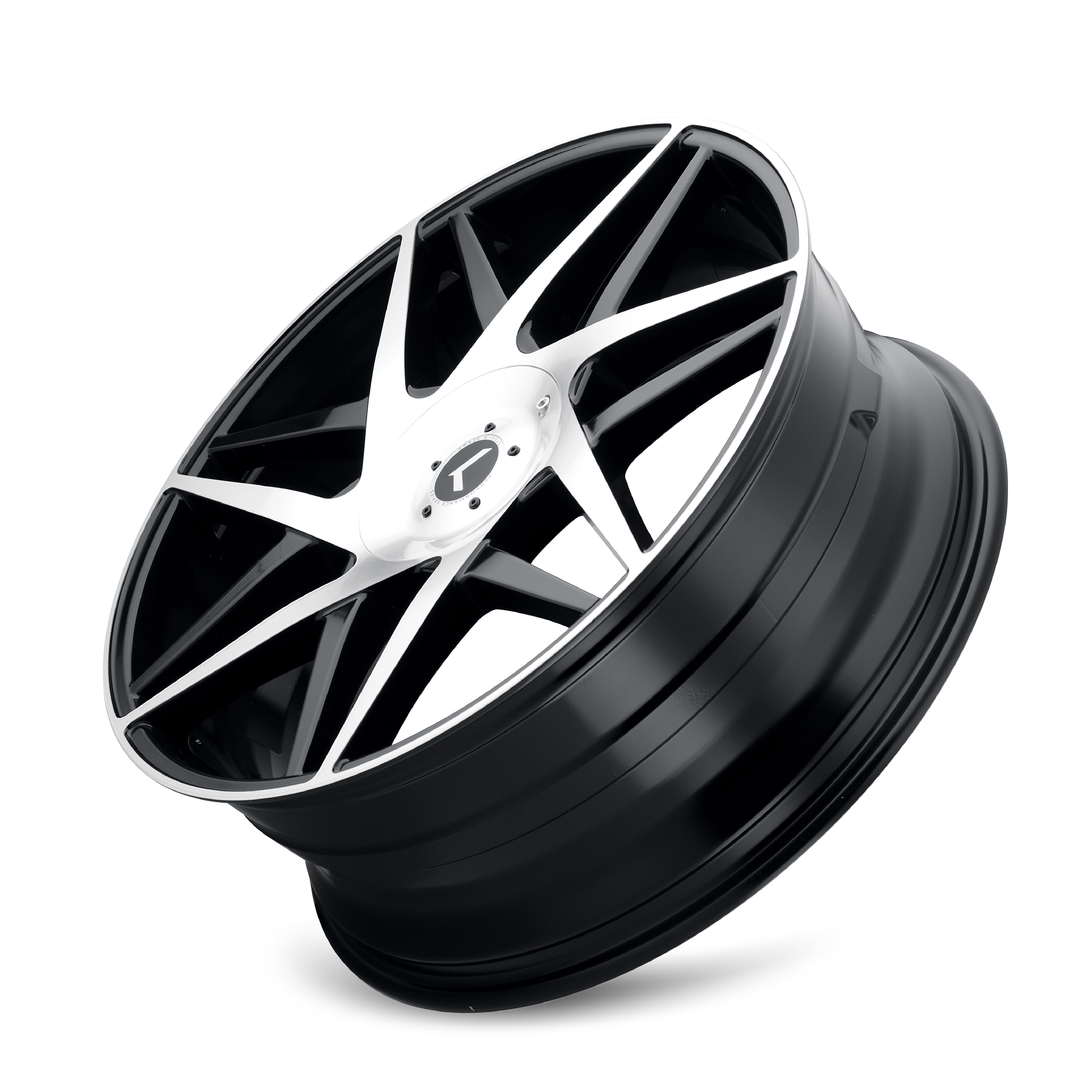 Kraze Phase 22x8.5" 5x112mm 72.62mm CB +38mm Black Machined