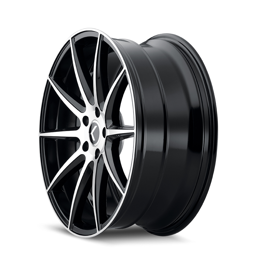 Kraze Cosmos 17x8" 5x114.3mm 72.62mm CB +38mm Black Machined