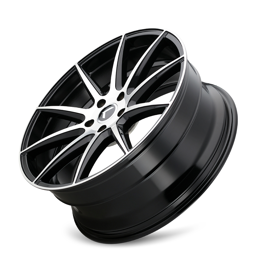 Kraze Cosmos 17x8" 5x114.3mm 72.62mm CB +38mm Black Machined