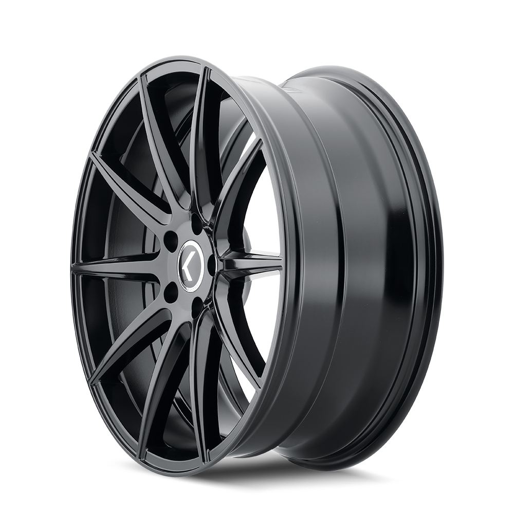 Kraze Cosmos 18x8" 5x108mm 63.5mm CB +40mm Gloss Black