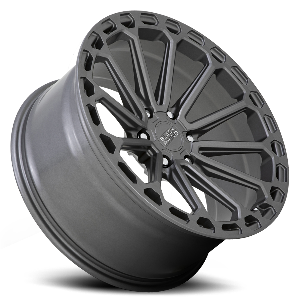 Black Rhino Kaizen 17x9.5" 6x139.7mm 112.1mm CB +12mm Matte Gunmetal