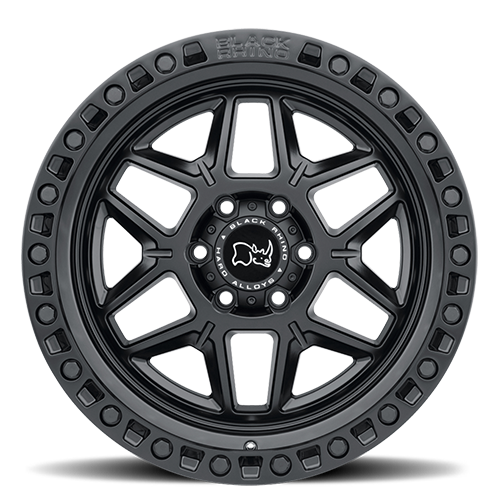 Black Rhino Kelso 18x9" 6x114.3mm 76.1mm CB +12mm Matte Black Black Bolts