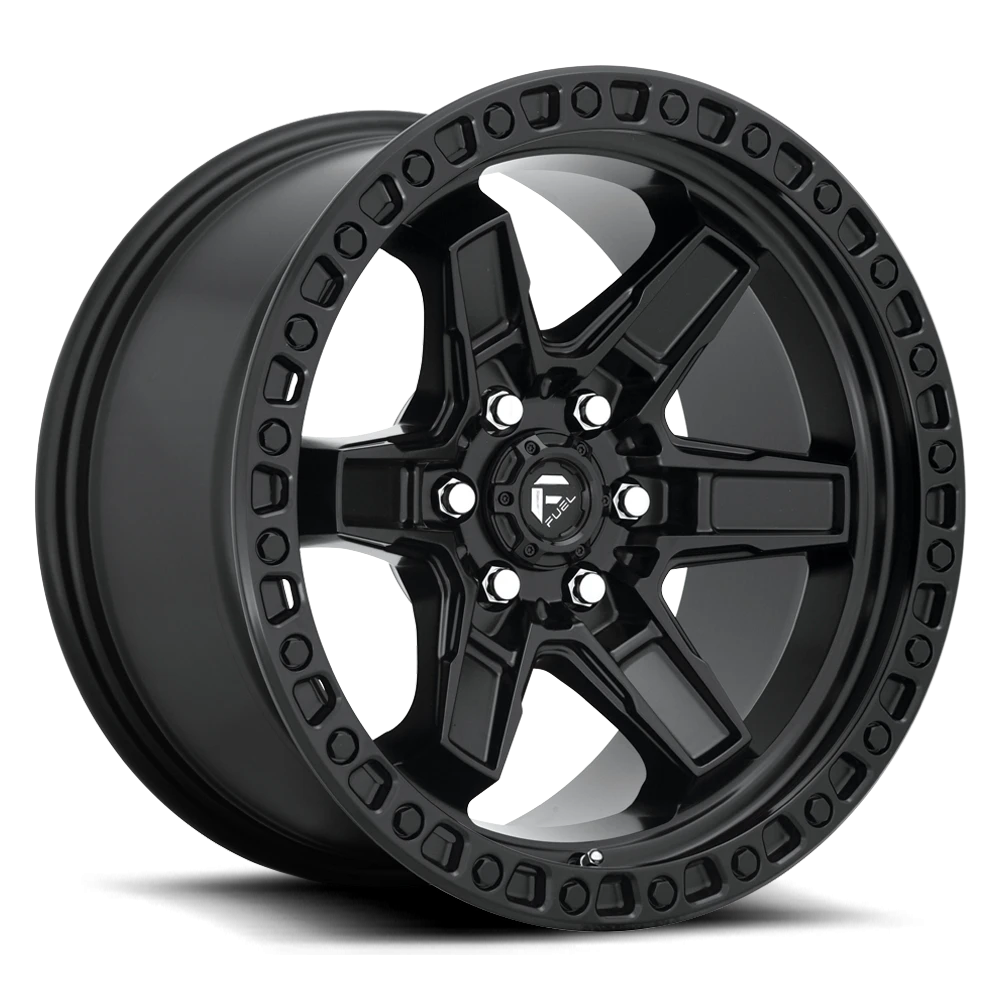 Fuel Kicker 17x9" 6x139.7mm 106.1mm CB +1mm Matte Black