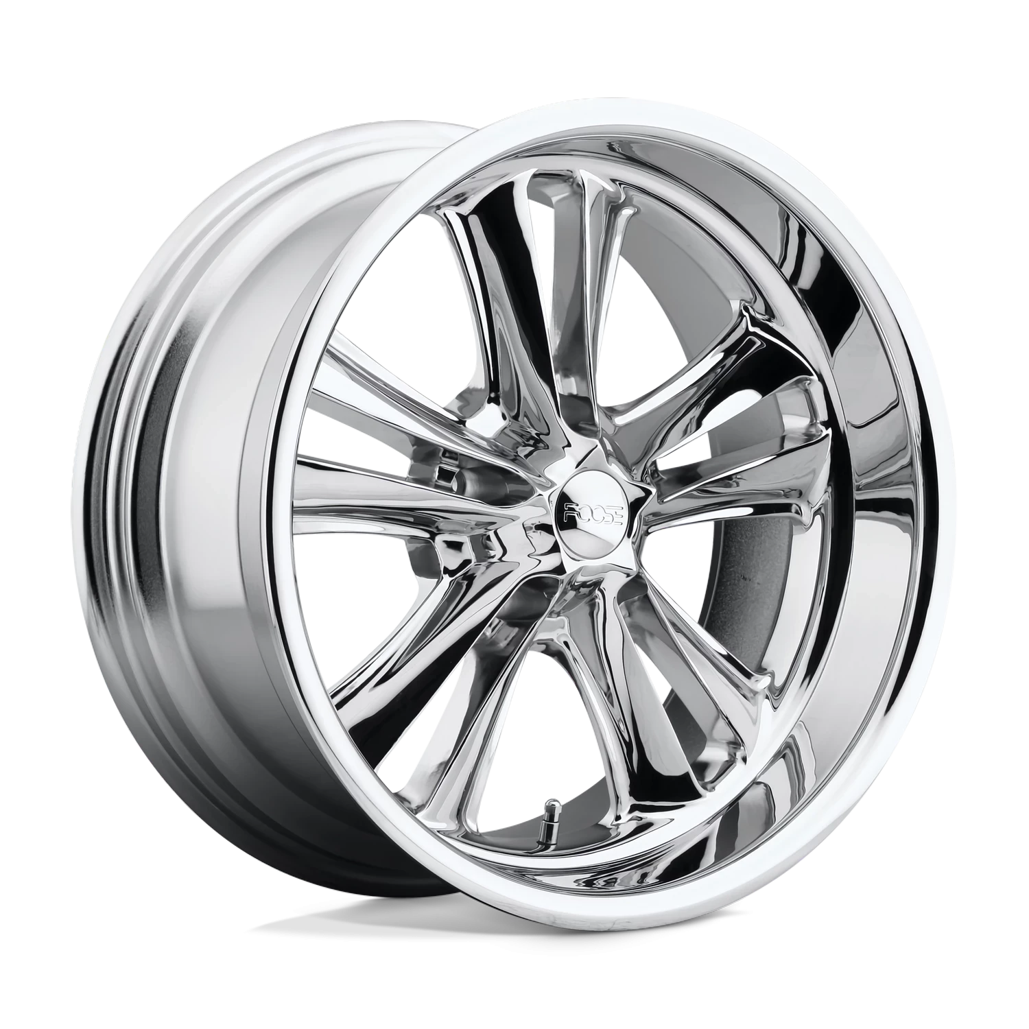 Foose Knuckle F097 18x8 +1 5x120mm 72.6mm Polished Chrome
