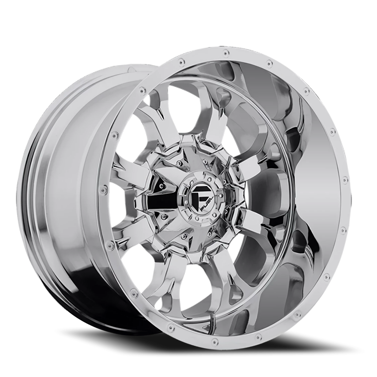 Fuel Krank 17x9 +1 8x165.1mm 125.2mm Chrome