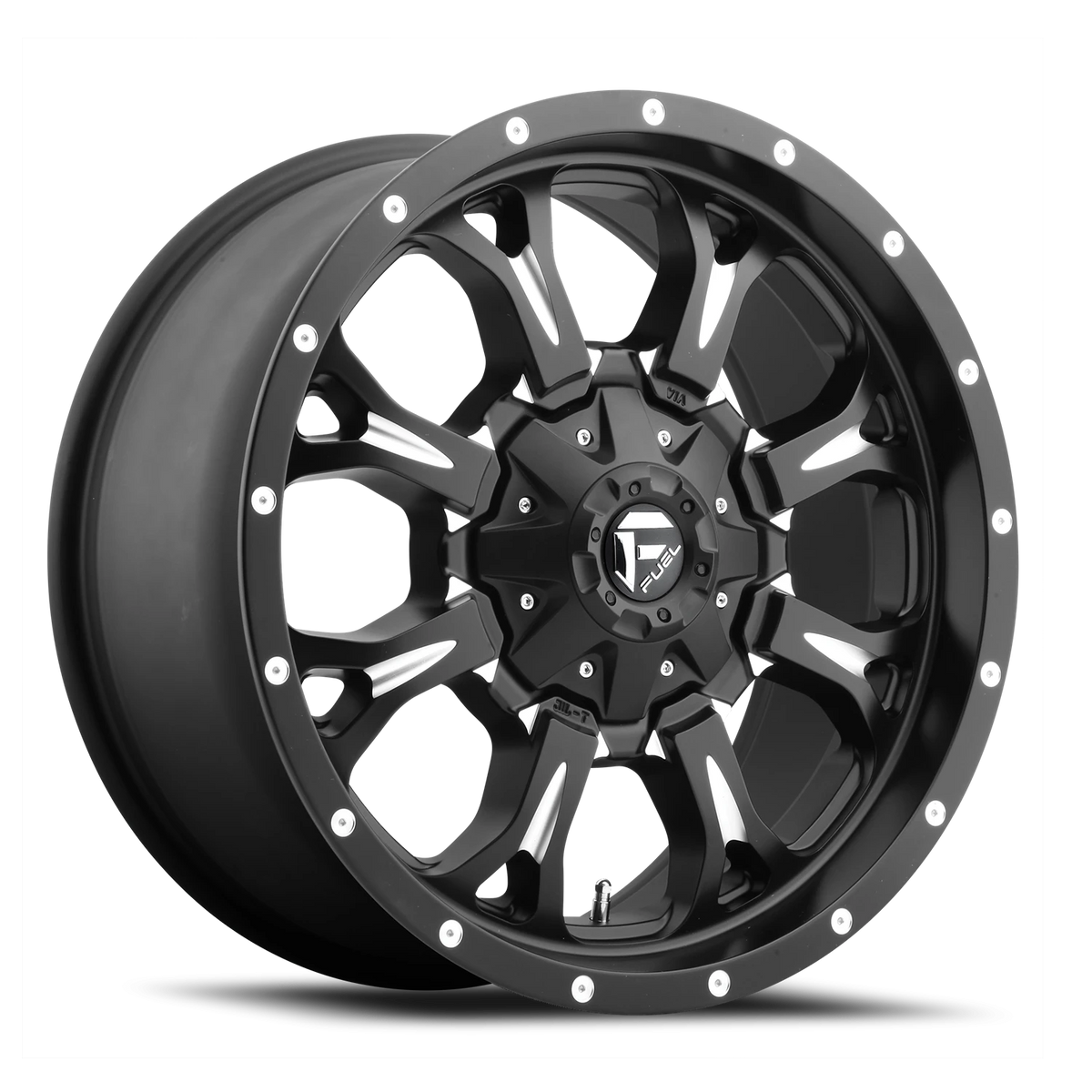 Fuel Krank 18x9 +1 5x139.7mm 110.3mm Matte Black Milled