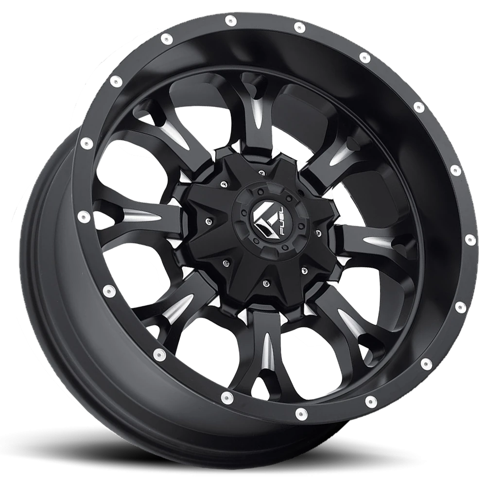 Fuel Krank 18x9" 5x139.7mm 110.3mm CB +20mm Matte Black Milled
