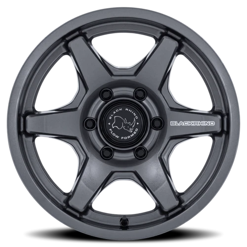 Black Rhino Kuma 17x8.5" 6x139.7mm 106.1mm CB 0mm Gloss Gunmetal
