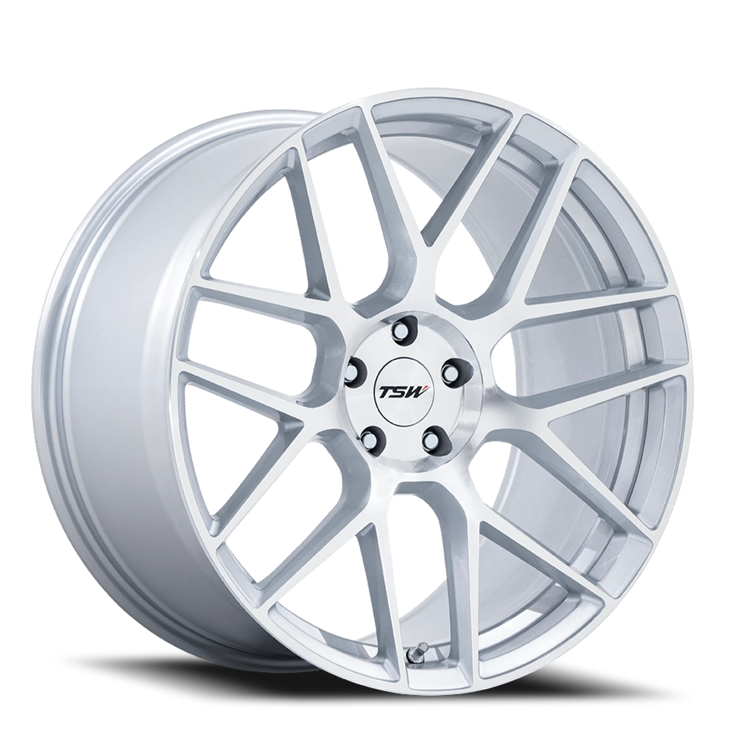 TSW Lasarthe 20x9" 5x114.3mm 72.56mm CB +35mm Gloss Silver Machined