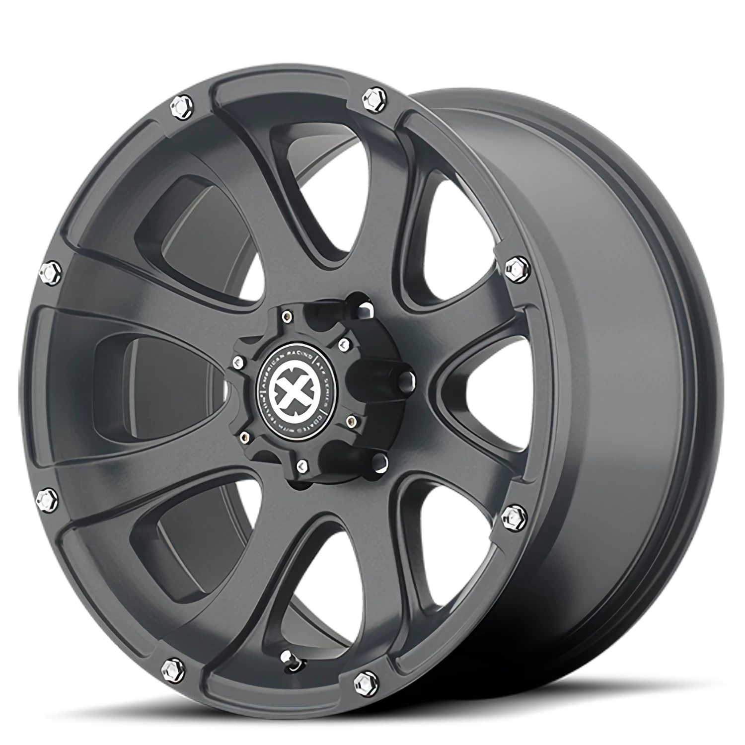 ATX Ledge 20x8.5" 5x150mm 110.5mm CB +35mm Textured Cast Iron Black