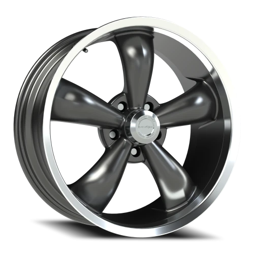 Vision 142 18x8.5 -6 5x120.65mm 83mm Gunmetal Machined Lip