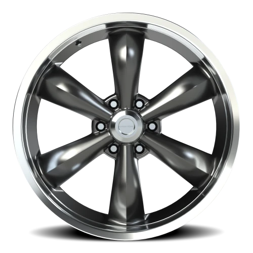 Vision 142 22x9.5 +30 6x139.7mm 106.2mm Gunmetal Machined Lip