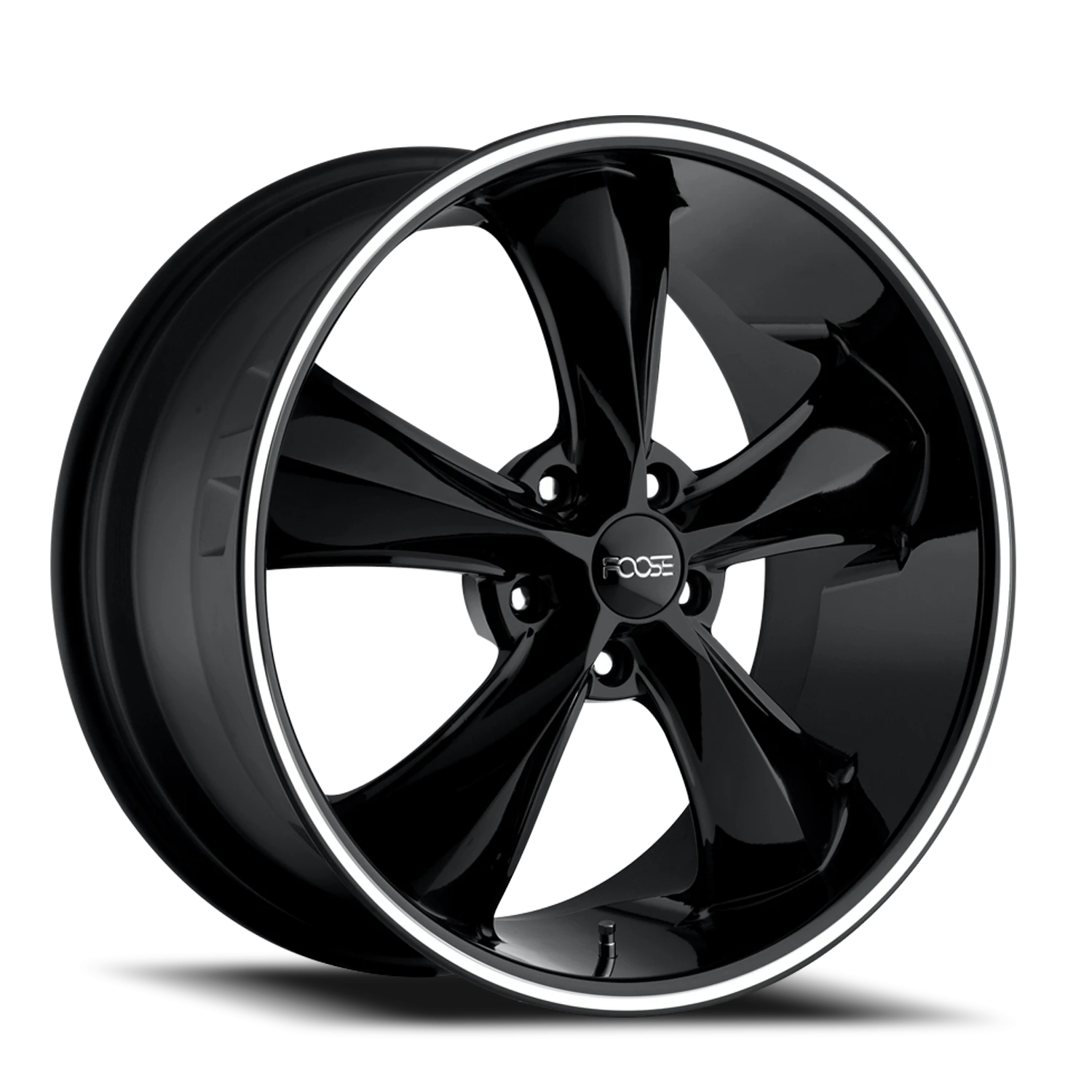 Foose Legend 18x8.5" 5x120mm 72.6mm CB +34mm Gloss Black