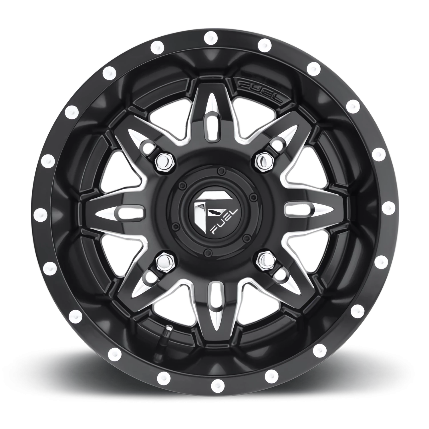 Fuel Lethal UTV 15x7" 4x156mm 132mm CB +13mm Matte Black Milled