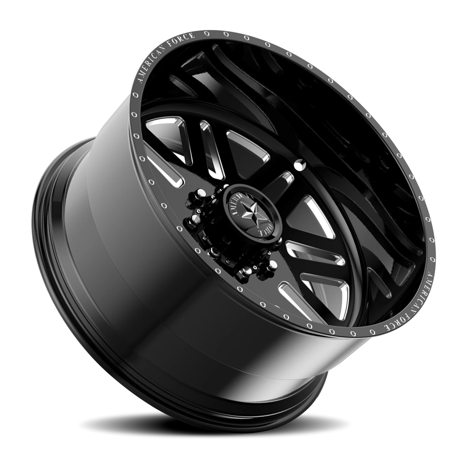American Force 9 Liberty SS 26x12" 8x170mm 125.2mm CB -40mm Gloss Black Machined