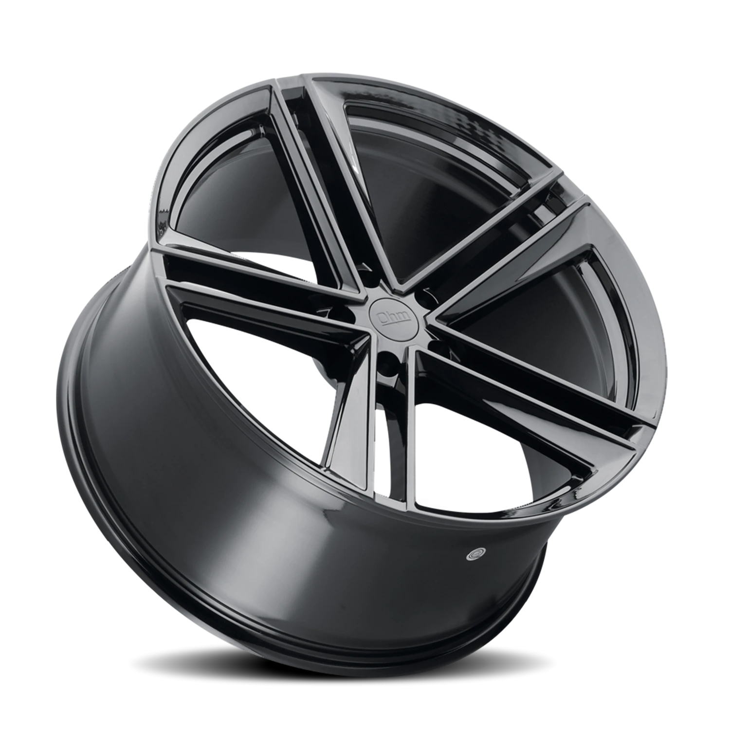 Ohm Lightning 20x9" 5x114.3mm 71.1mm CB +30mm Gloss Black
