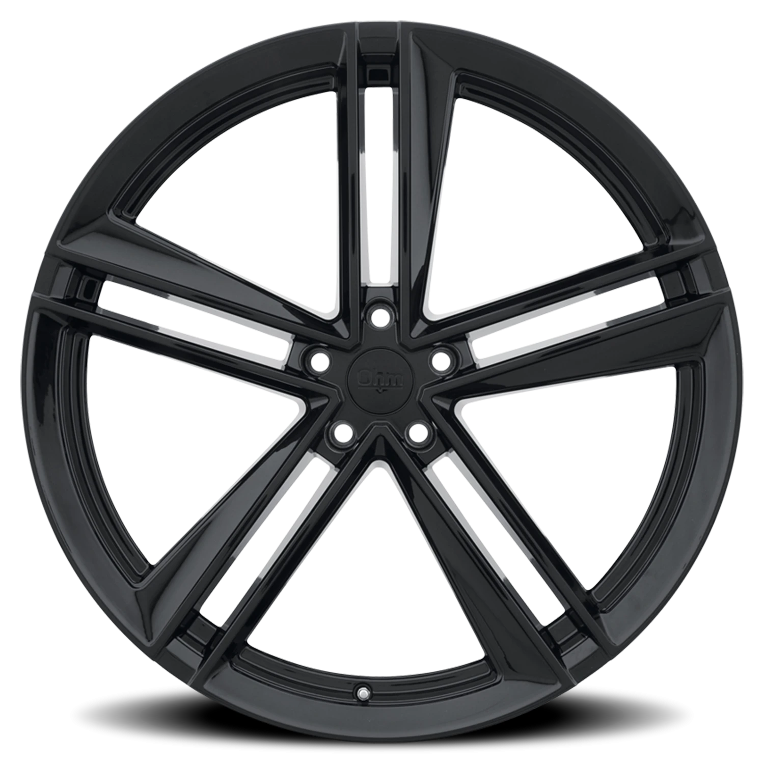Ohm Lightning 20x9" 5x114.3mm 71.1mm CB +30mm Gloss Black