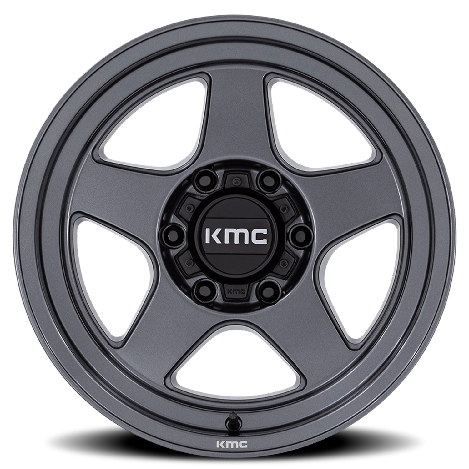 KMC Lobo 17x8.5" 6x114.3mm 66.06mm CB +18mm Matte Anthracite
