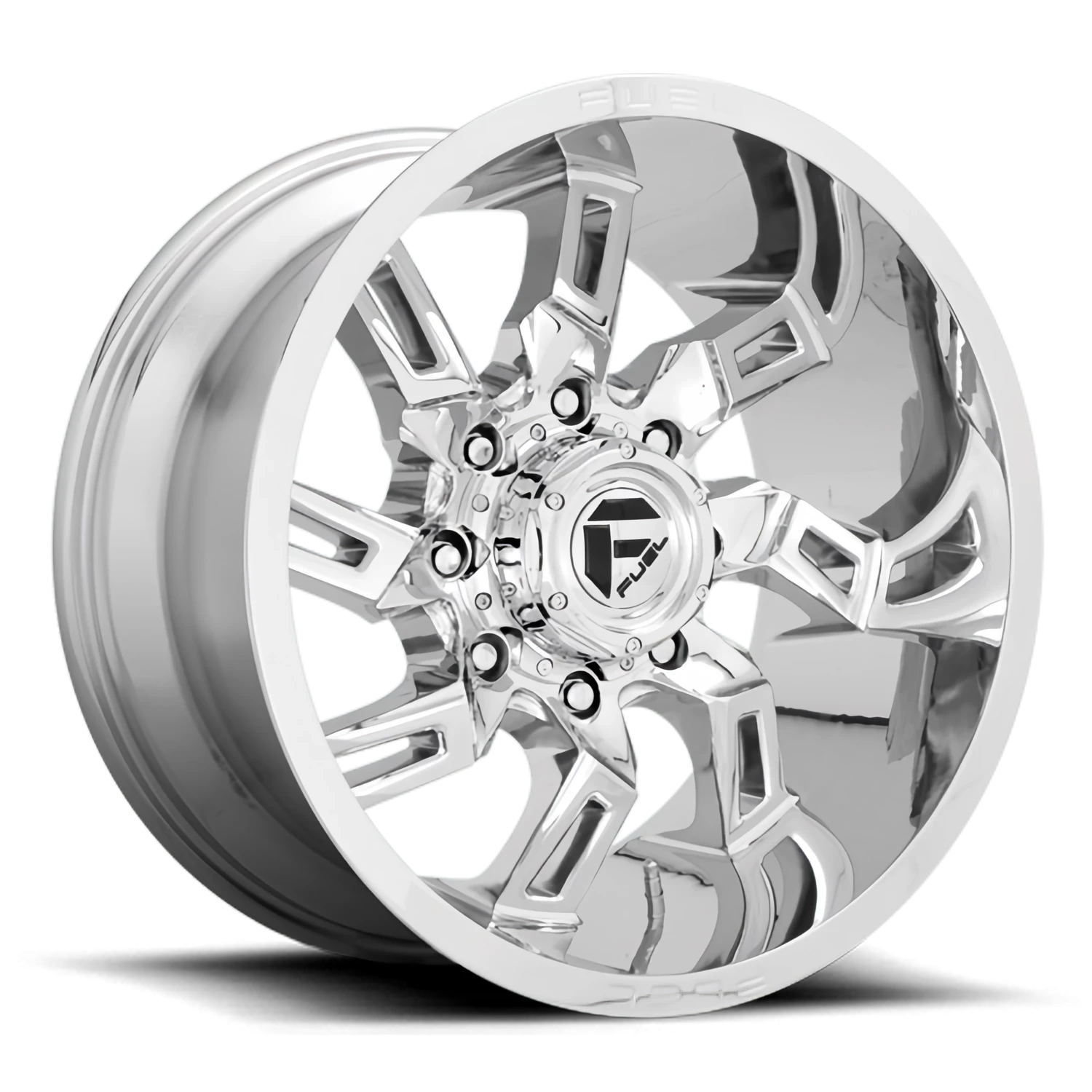Fuel Lockdown 20x9" 6x139.7mm 106.1mm CB +1mm Chrome