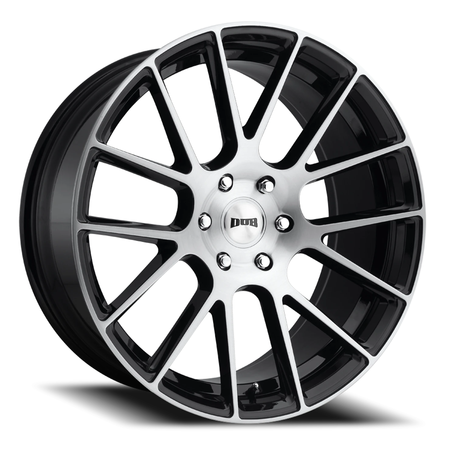 DUB Luxe 22x9.5" 6x139.7mm 78.1mm CB +30mm Gloss Black Brushed