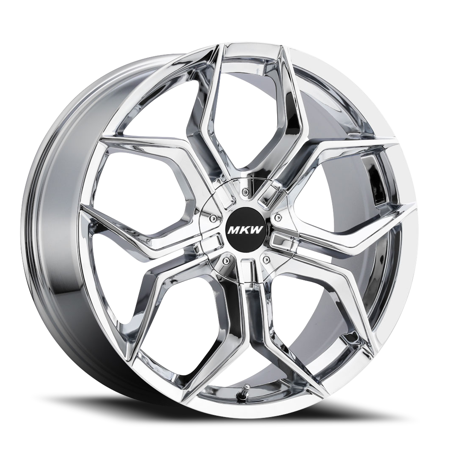 MKW M121 CH 20x8.5 +35 5x114.3/5x120mm 74.1mm Chrome - Wheel Warehouse