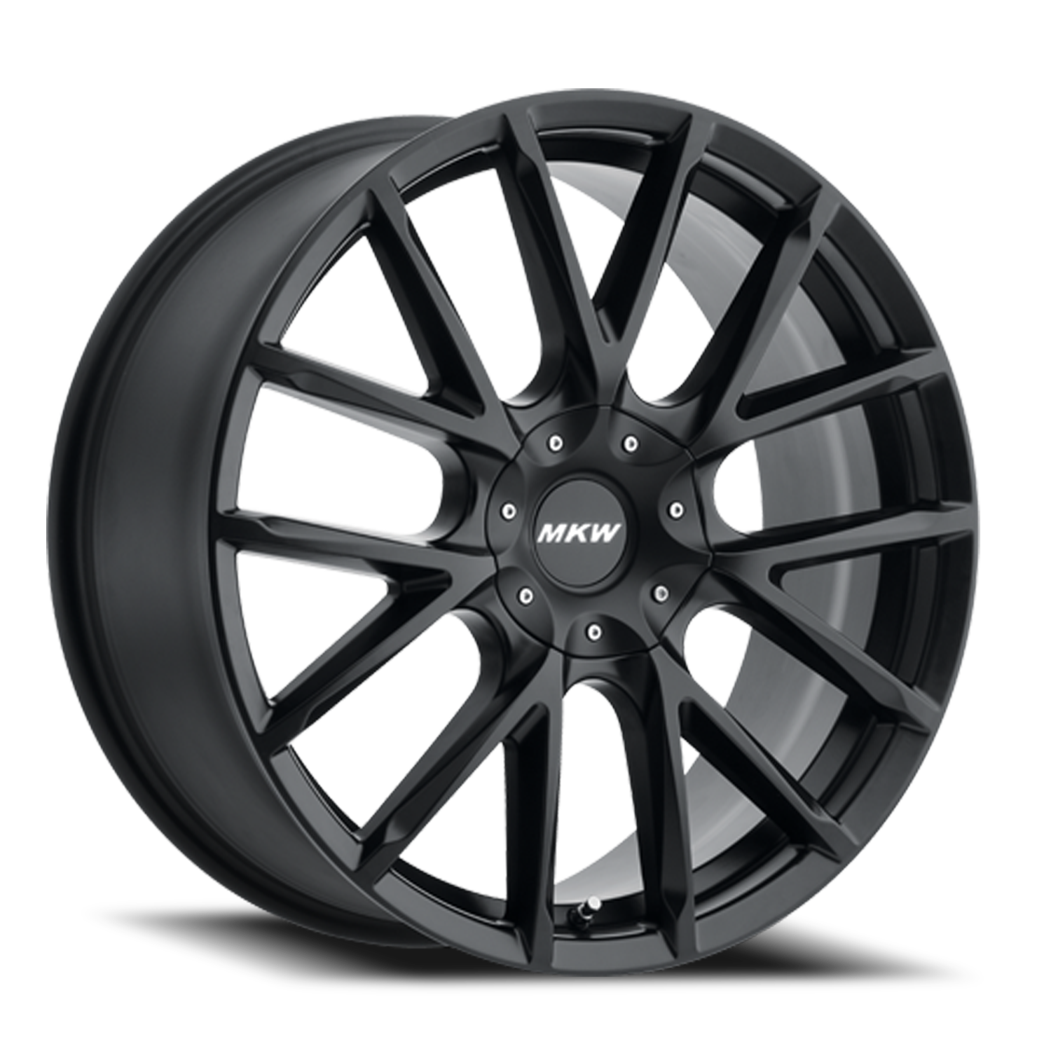 MKW M123 GB 20x8.5 +18 5x115/5x120mm 74mm Gloss Black - Wheel Warehouse