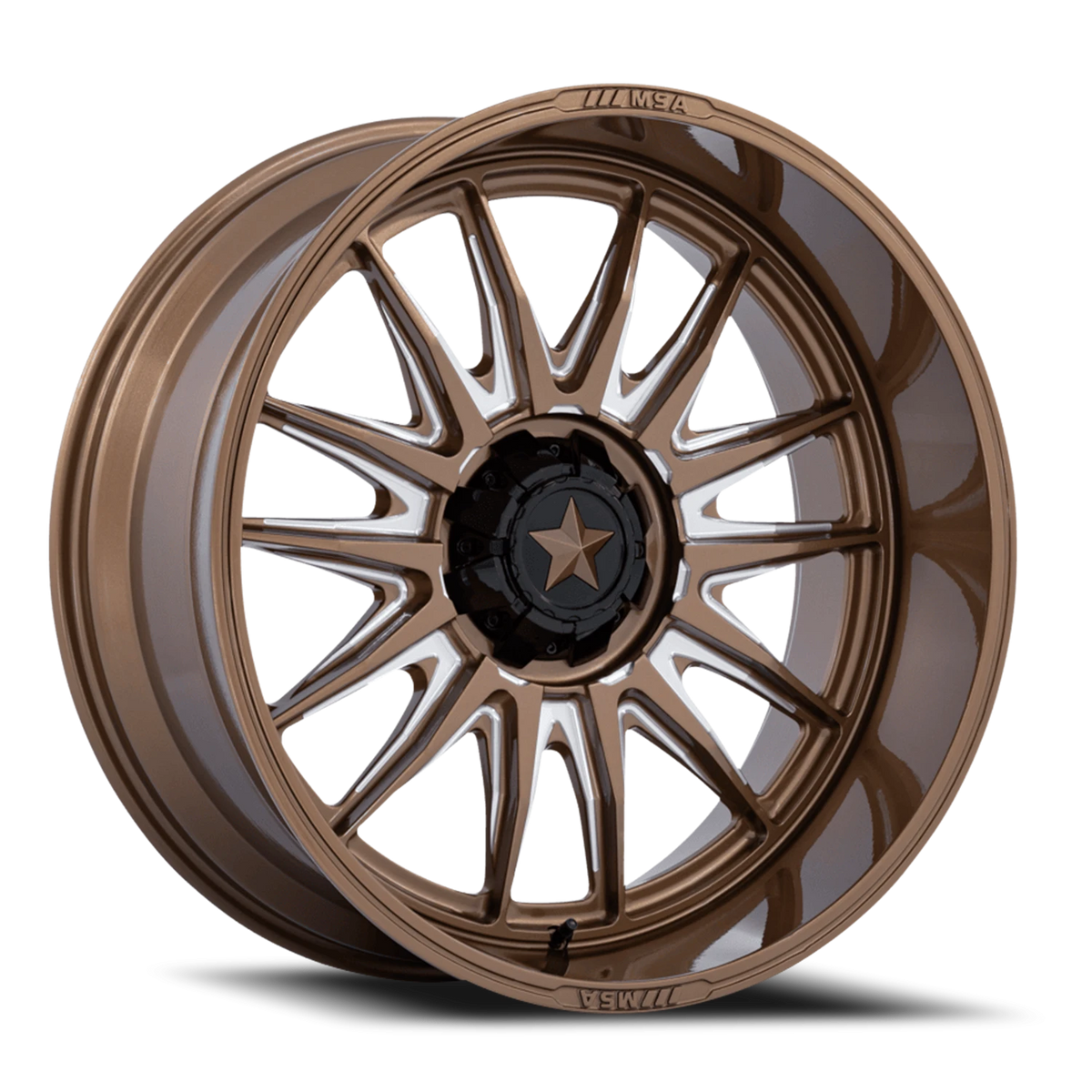 MSA M55 Commander UTV 20x7 +0 4x110mm 86mm Gloss Bronze Milled