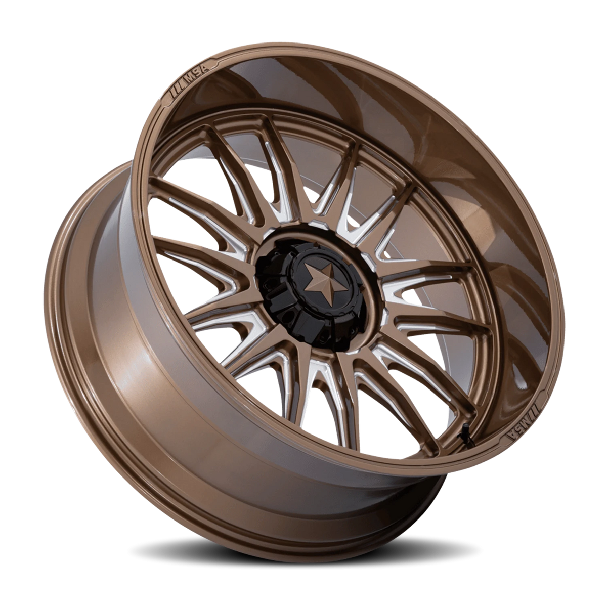 MSA M55 Commander UTV 24x10 -25 4x137mm 110.1mm Gloss Bronze Milled