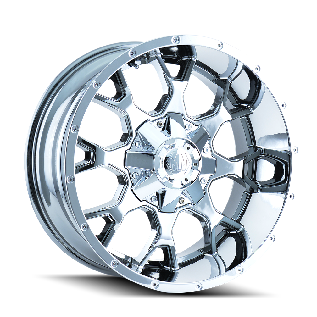 Mayhem Warrior 18x9" 5x114.3mm 87mm CB +18mm Chrome