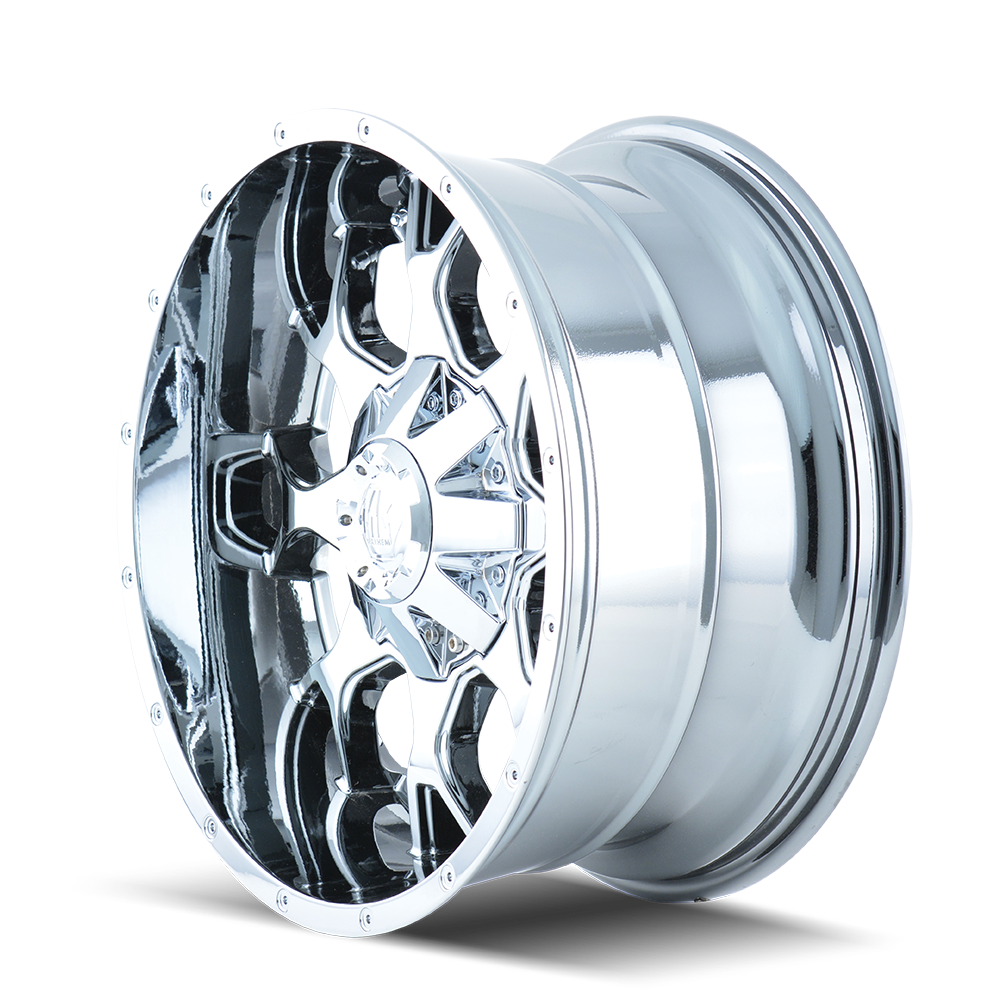 Mayhem Warrior 18x9" 5x114.3mm 87mm CB +18mm Chrome