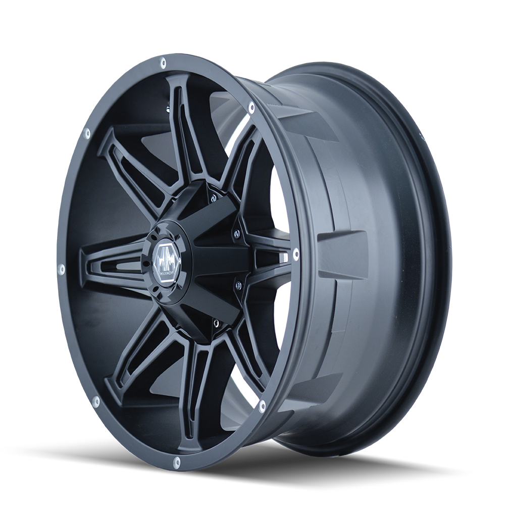 Mayhem Rampage 17x9" 8x180mm 124.1mm CB +18mm Matte Black