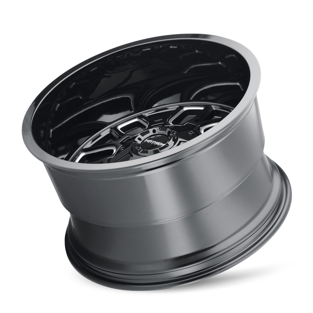 Mayhem Cogent 20x9" 8x180mm 124.1mm CB 0mm Gloss Black Milled Spokes