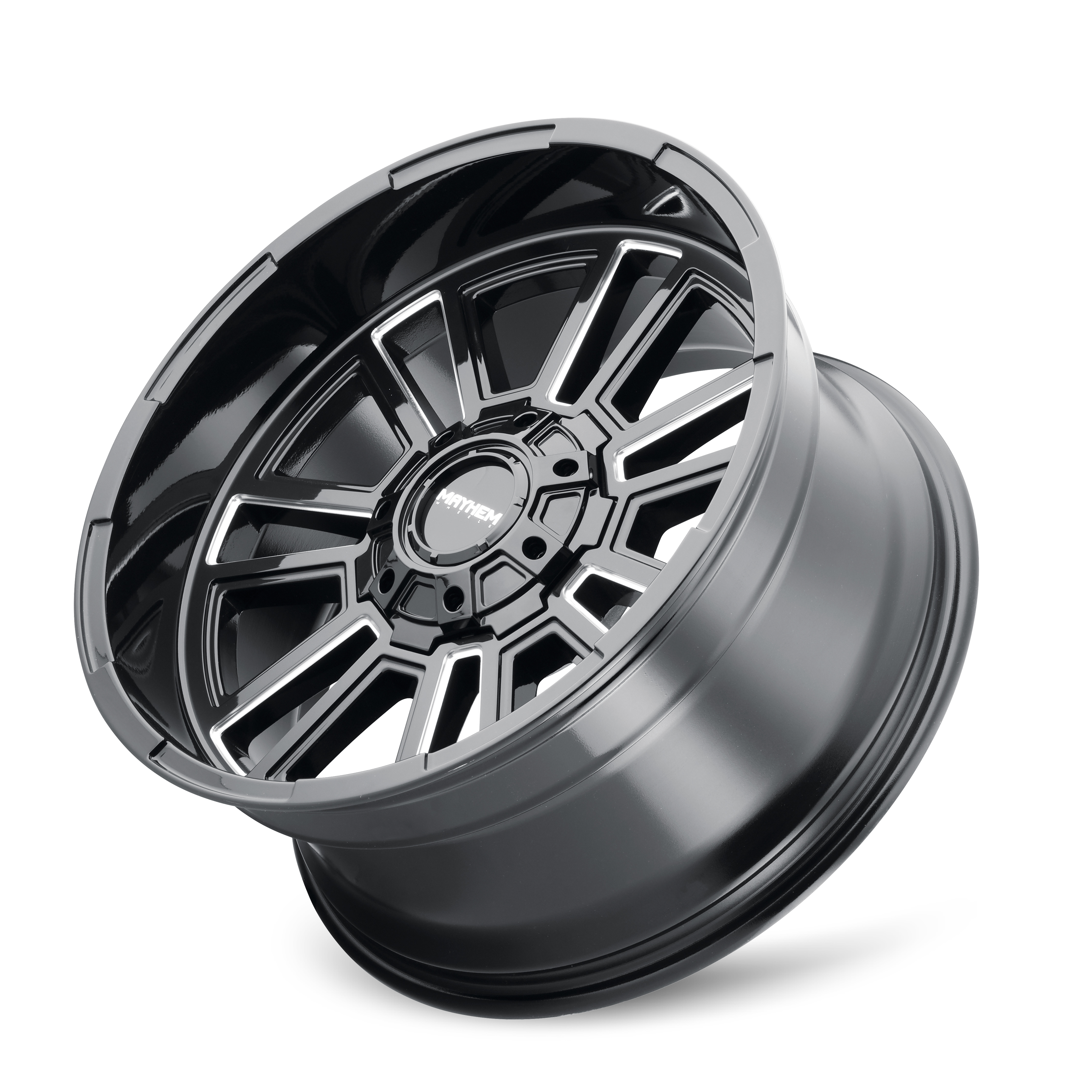 Mayhem Apollo 20x9" 6x135mm 106mm CB 0mm Gloss Black Milled