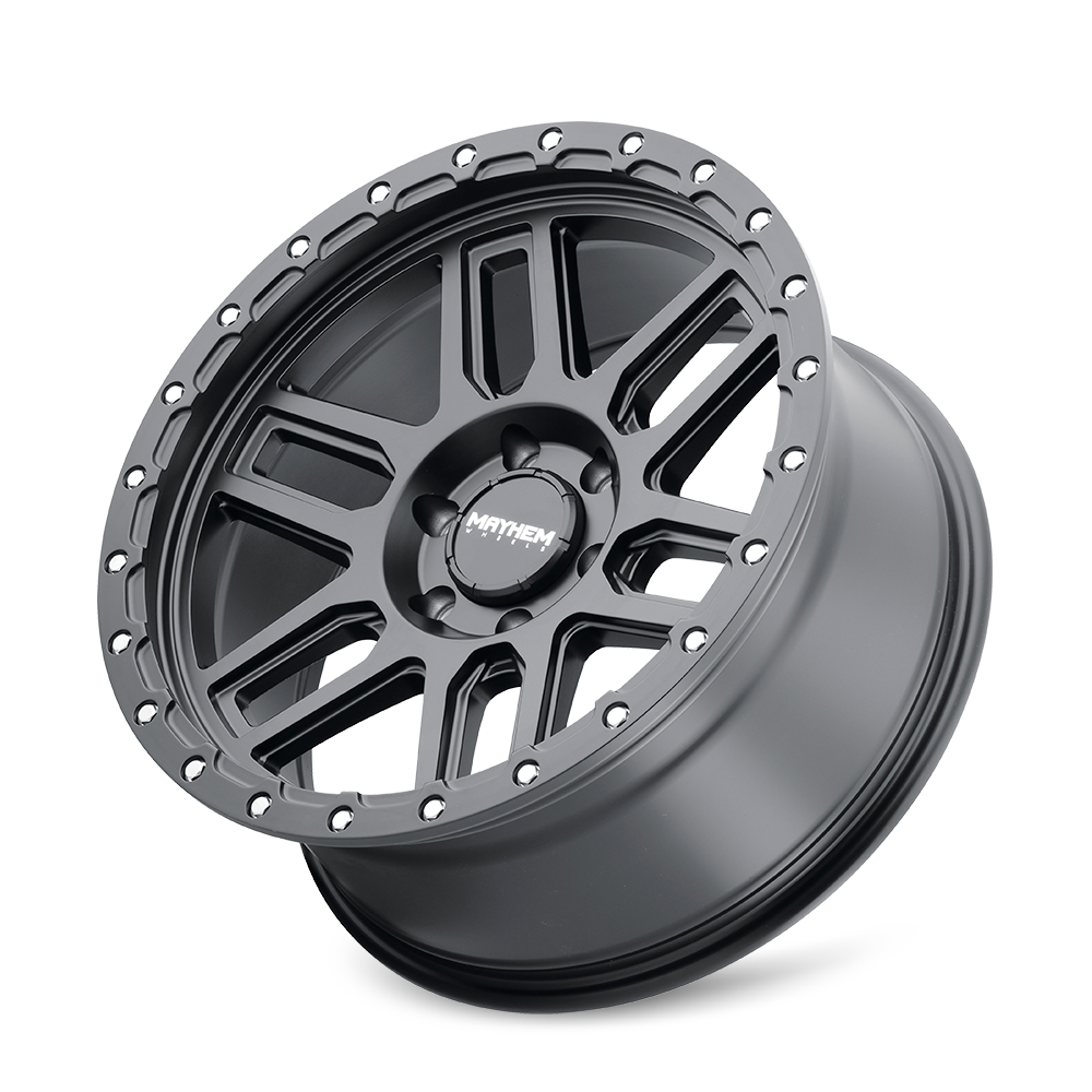 Mayhem Delta 20x9" 6x135mm 87.1mm CB 0mm Matte Black Matte Black Lip