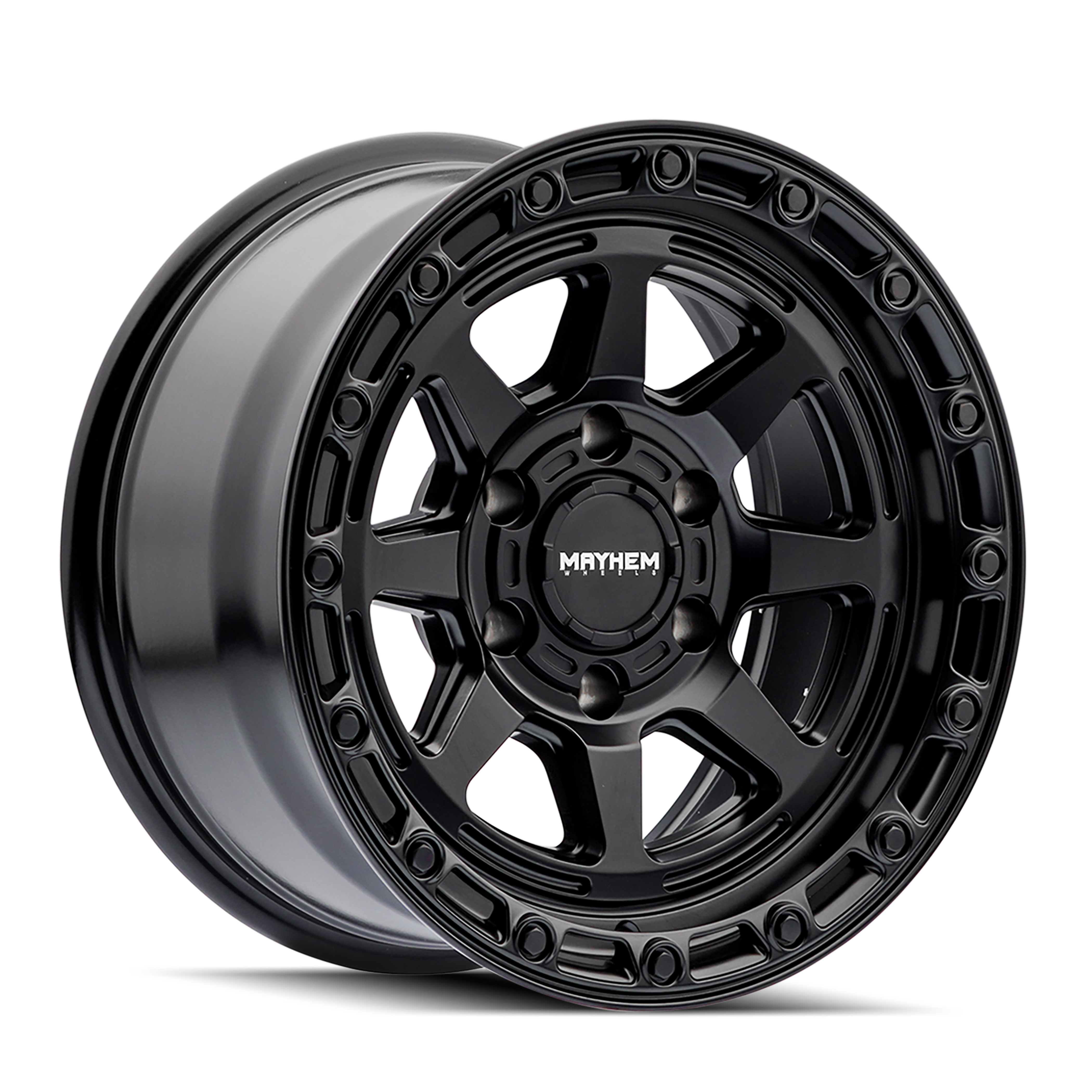 Mayhem Ridgeline 17x8.5" 6x135mm 87.1mm CB -6mm Satin Black