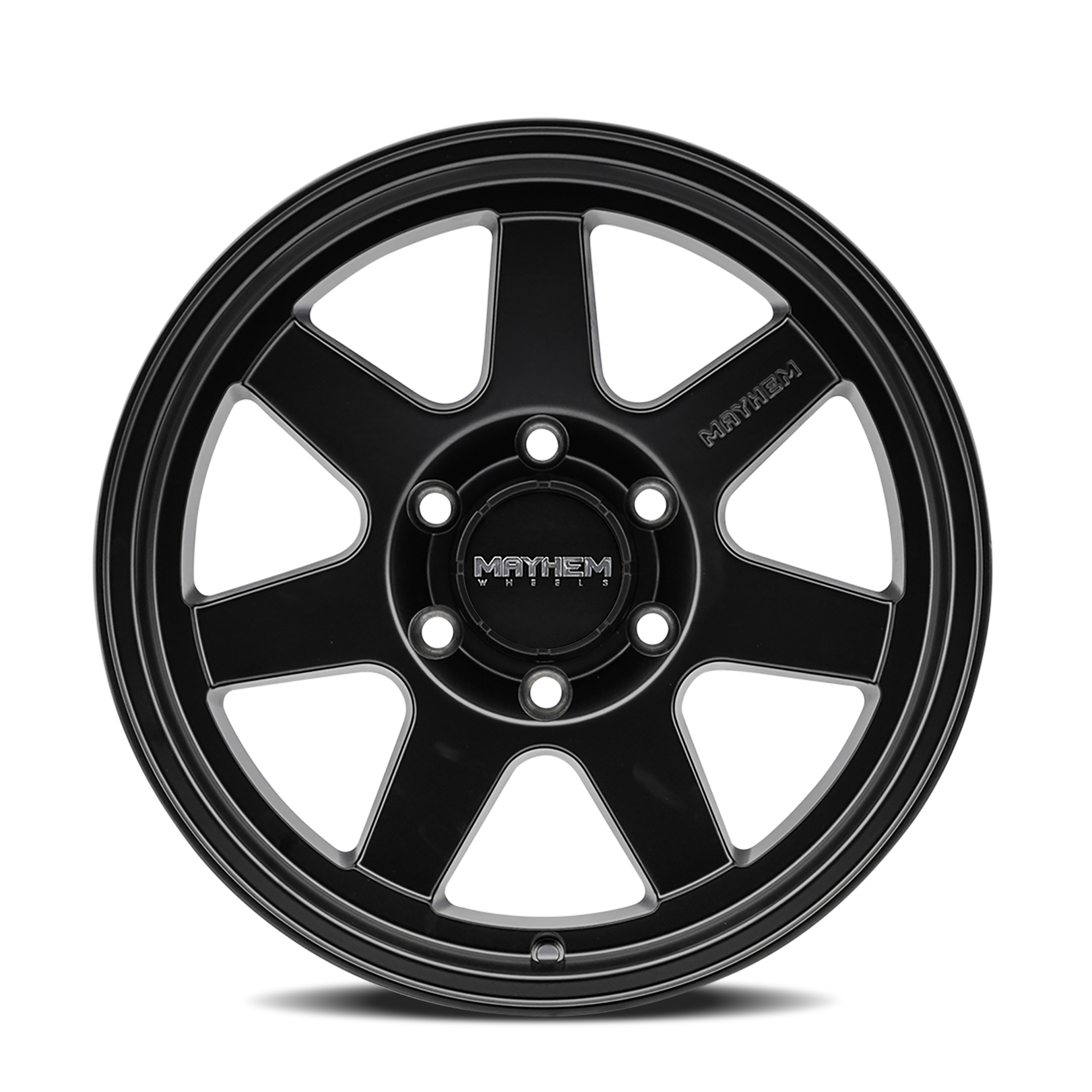 Mayhem Convoy 17x9" 5x127mm 78.1mm CB -6mm Satin Black